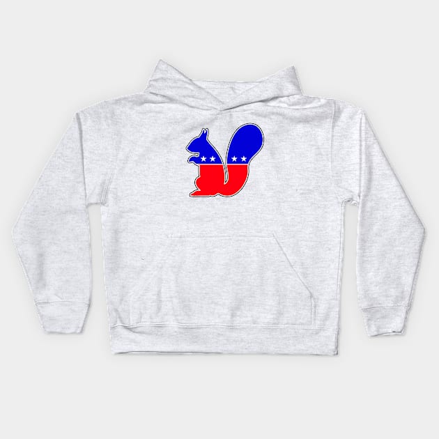 Third Party Politics Squirrel Kids Hoodie by karutees